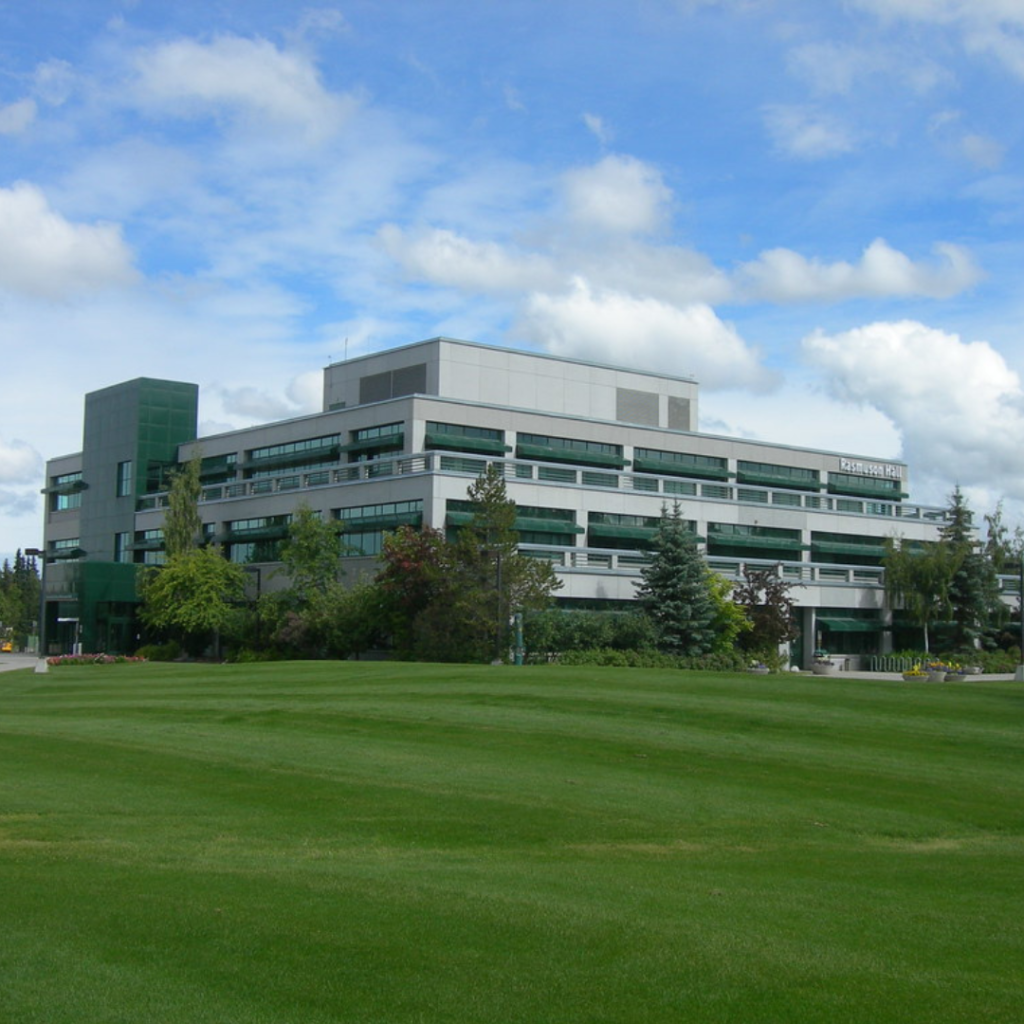 Rasmuson Hall at University of Alaska Anchorage. Photo by Jimmy Anderson.